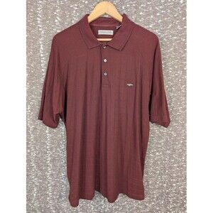 Cypress Links Embroidered Golf Red Polo Shirt Men's‎ Large